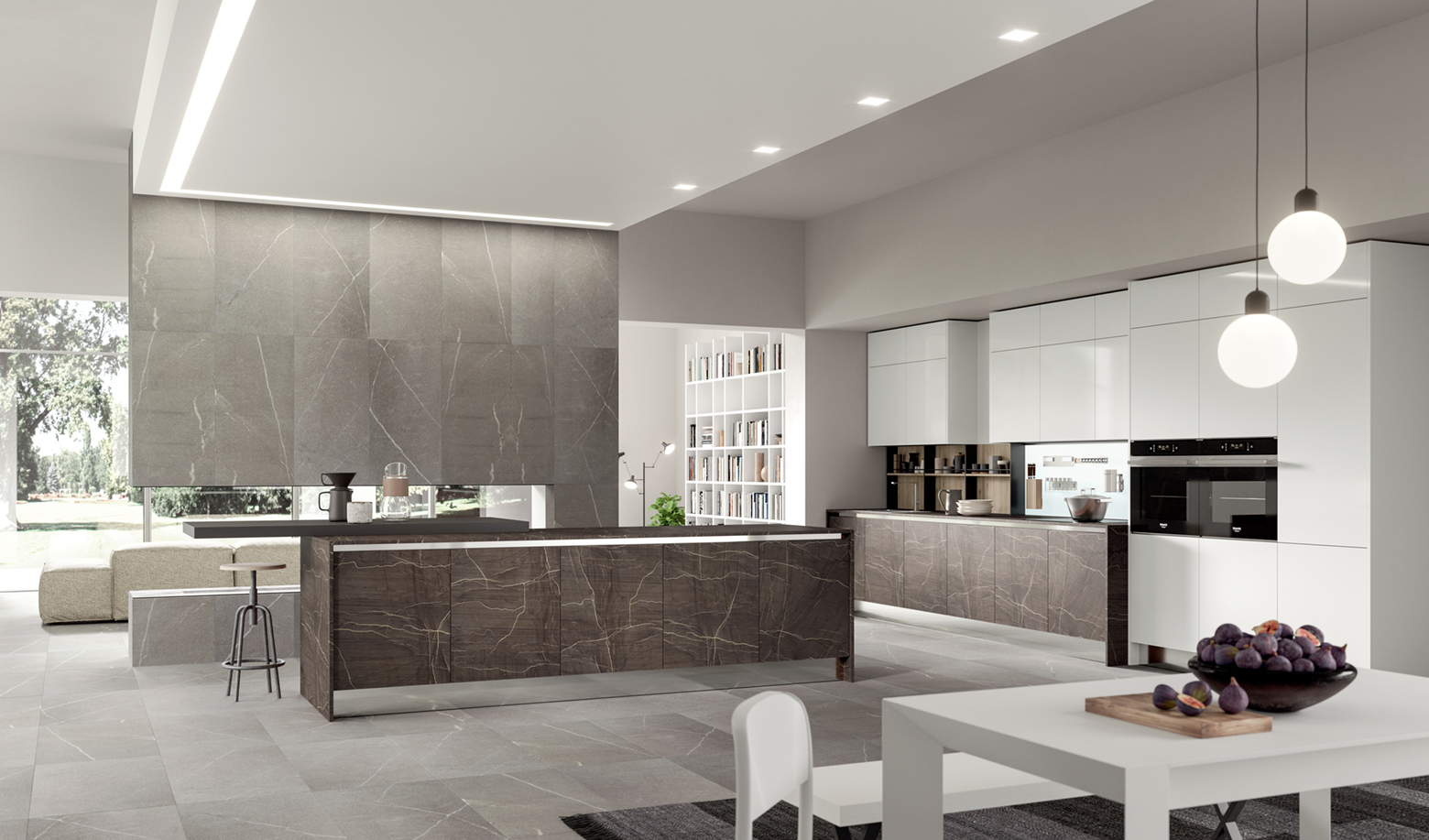 Contemporary Flat Panel Kitchen Cabinets: Sleek Simplicity for Modern Living