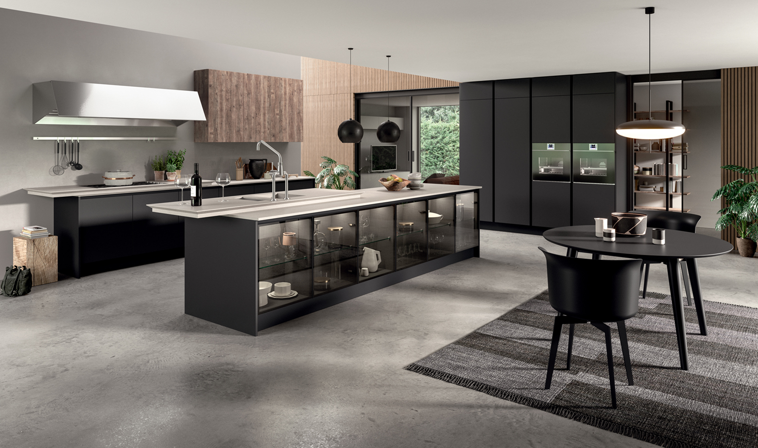 Modern Dark Grey Kitchen Cabinets: Bold Sophistication for Contemporary Homes