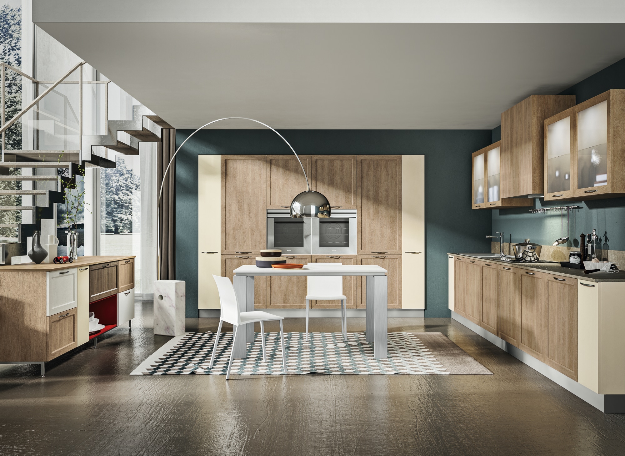 Modern Two-Toned Kitchen Cabinets: The Art of Dimension, Color, and Personalized Design