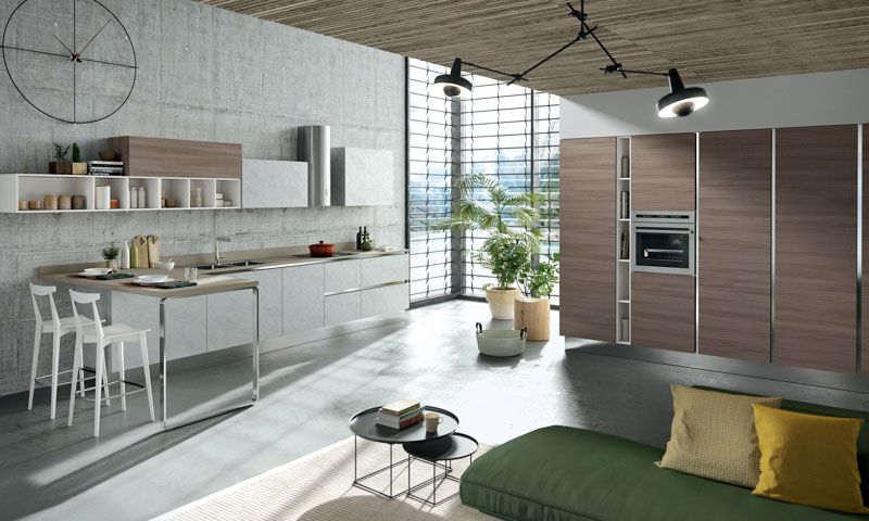Modern Slab Cabinets: Sleek Simplicity for Contemporary Kitchens