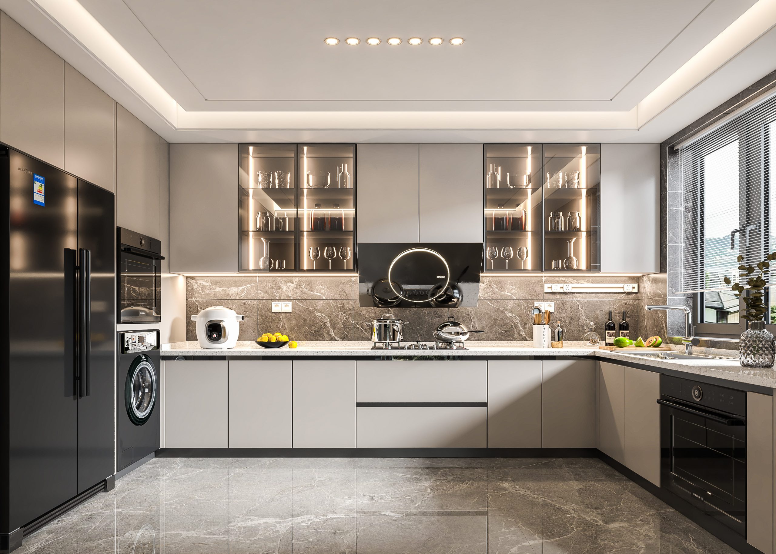 Modern Knotty Alder Cabinets: Rustic Charm with Contemporary Style
