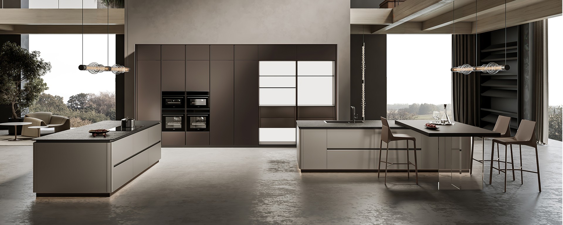Dark Brown Kitchen Cabinets Modern: Rich Sophistication for Contemporary Homes