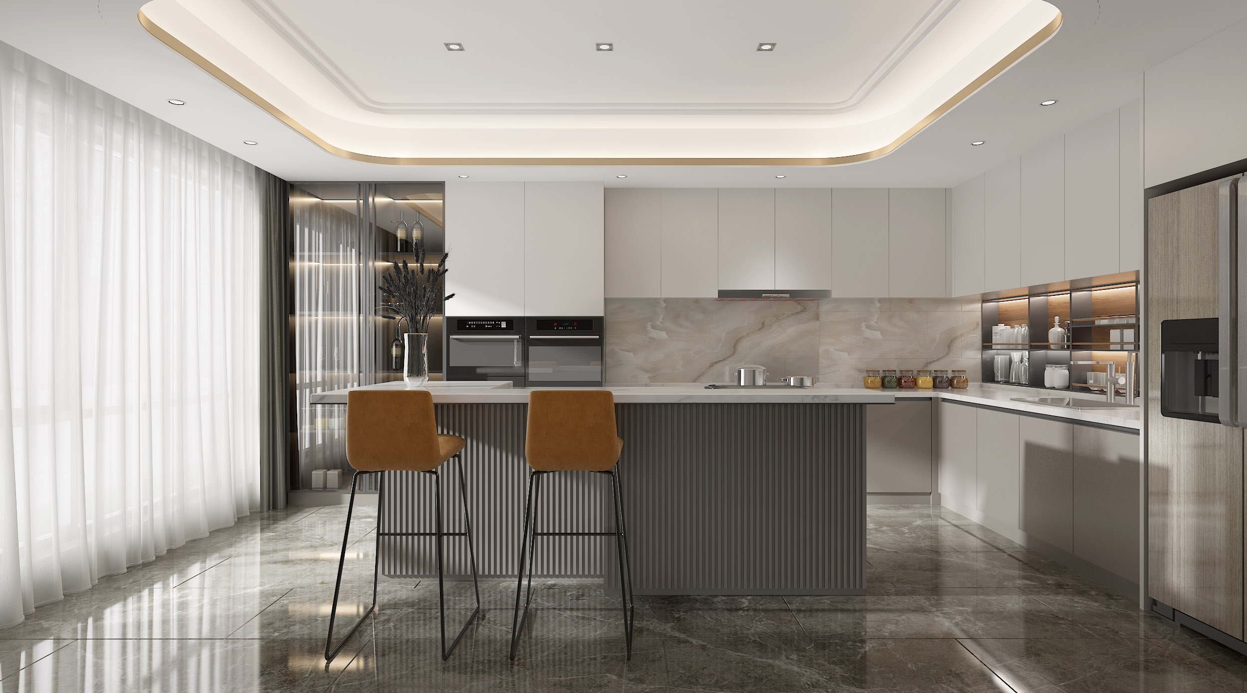 Modern Lacquer Kitchen Cabinets: Brilliant Shine for Contemporary Homes