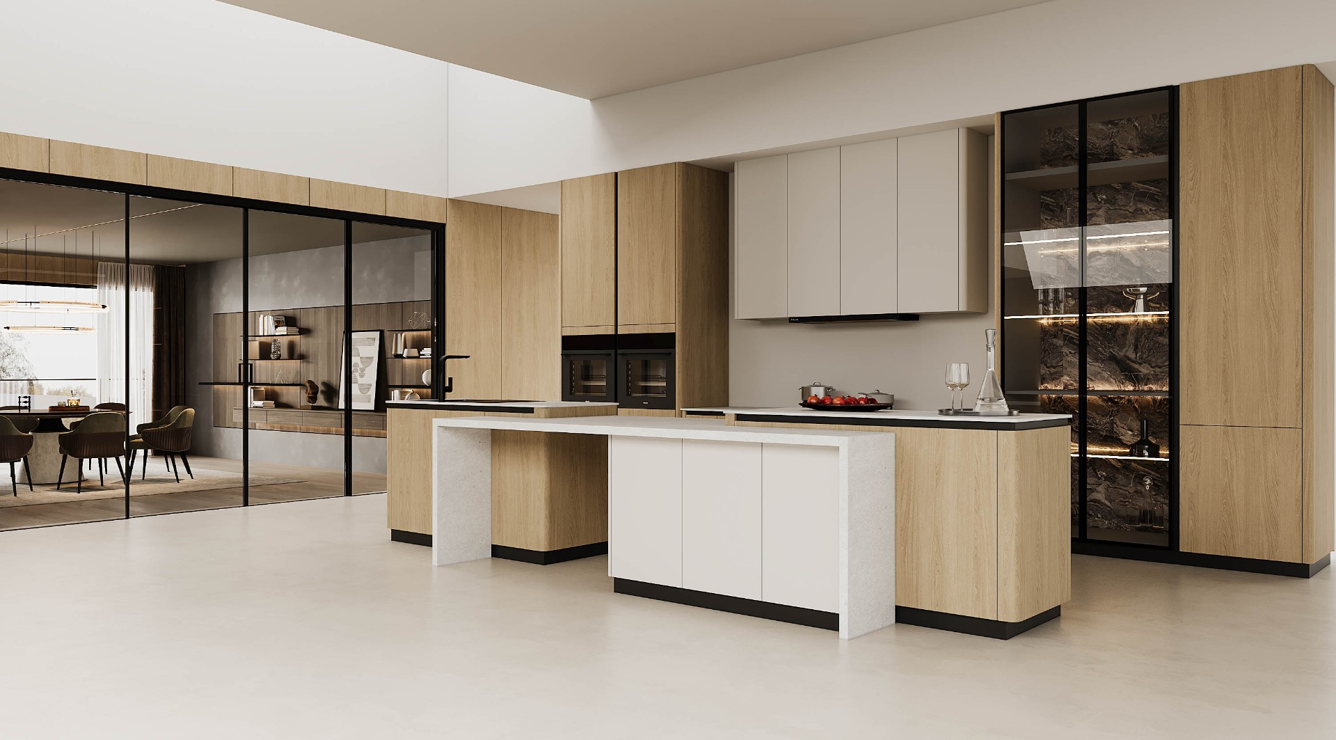 Modern Ivory Kitchen Cabinets: Warm Elegance for Contemporary Homes