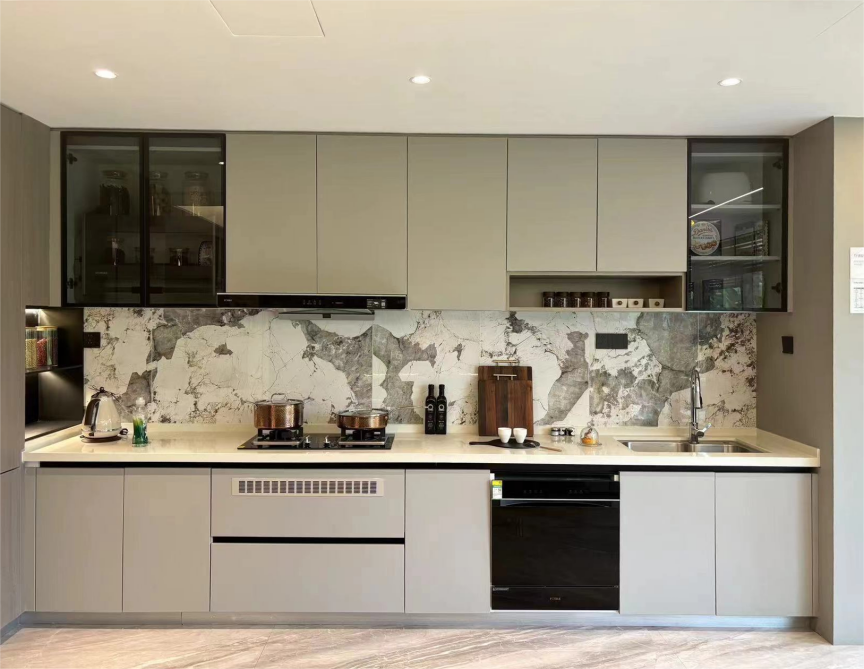 Modern Stained Kitchen Cabinets: Natural Beauty with Contemporary Style